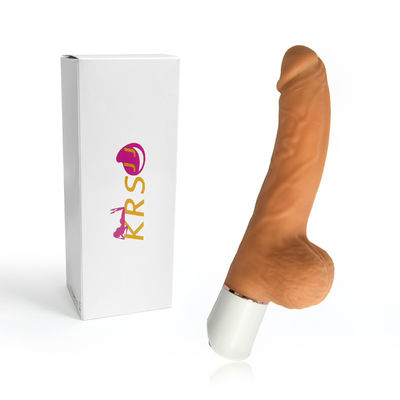 Longitud 228m m realistas para arriba abajo del sexo Toy For Women With Base del consolador