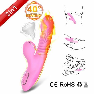Consolador de las velocidades de Multifunctions 7 que chupa el estimulador de Honey Sex Toys For Clitoris del vibrador