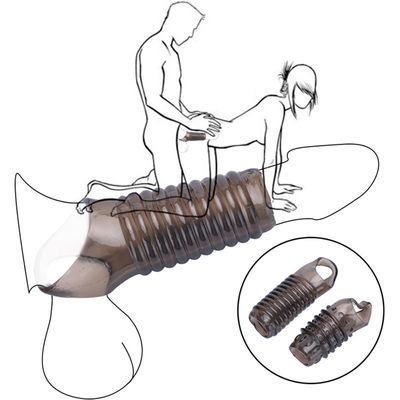 Correa masculina reutilizable del vibrador de la manga del pene en la eyaculación retrasada Chastity Device