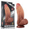 Gallo de Dilldo Toy Sex Penis Soft Realistic del silicón de la capa doble de 10 pulgadas