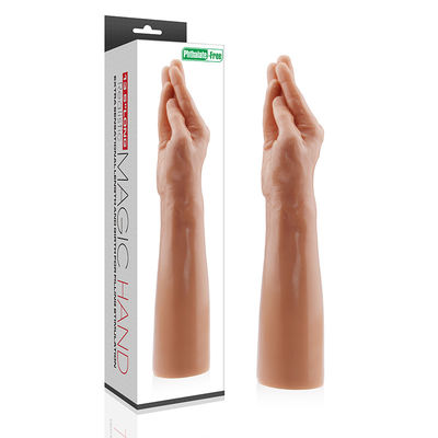 13,5” sexos realistas Toy For Women Men del enchufe del extremo del puño de los fingeres del brazo de la mano mágica de Lovetoy