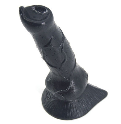 Sexo grande atractivo Toy For Lesbian del enchufe de la cabeza el 18.2*4.1CM Wolf Dog Animal Dildo Anal