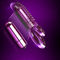 Prenda impermeable doble púrpura del vibrador de Ring Cock Vibrator Strapon Bullet